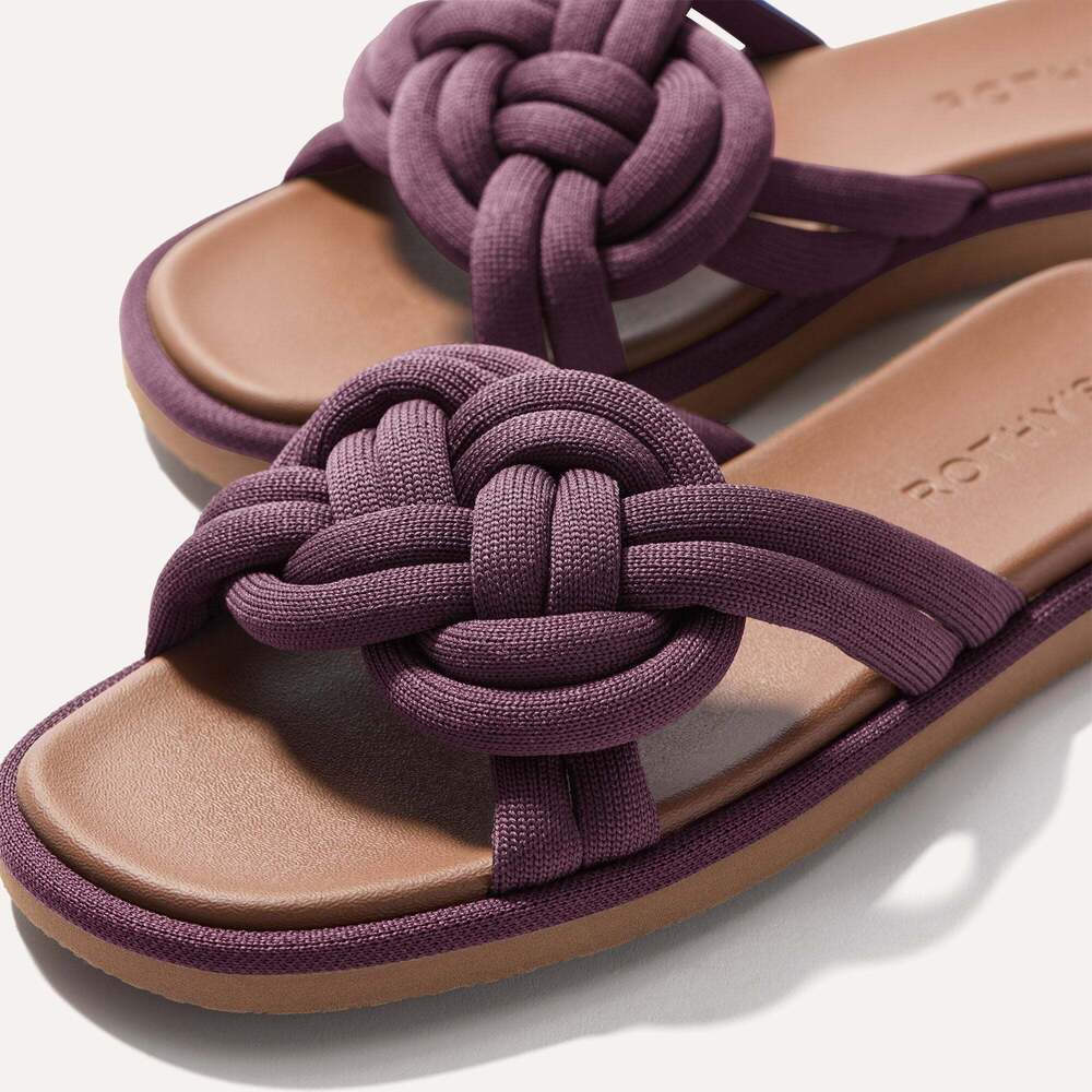 Rothy's The Summer Sandal - Blackberry Size 7 - Picture 2 of 3